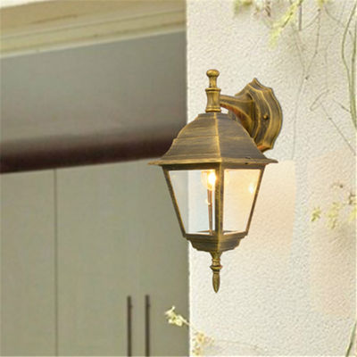 Waterproof American LED Wall Porch Lights Creative Outdoor Garden Street Villa Lamp retro light (WH-VR-80)