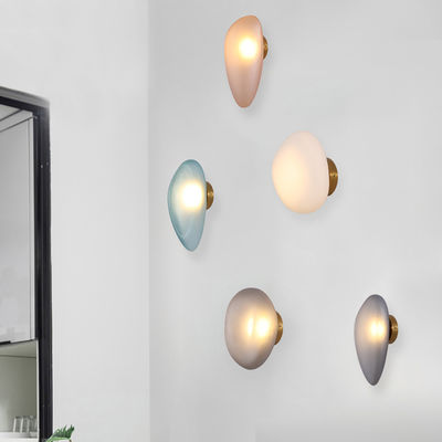 Nordic LED Wall Lamps Living Room Designer Lamp Modern Glass Pebble Wall Light （WH-OR-22）