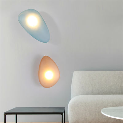 Nordic LED Wall Lamps Living Room Designer Lamp Modern Glass Pebble Wall Light （WH-OR-22）