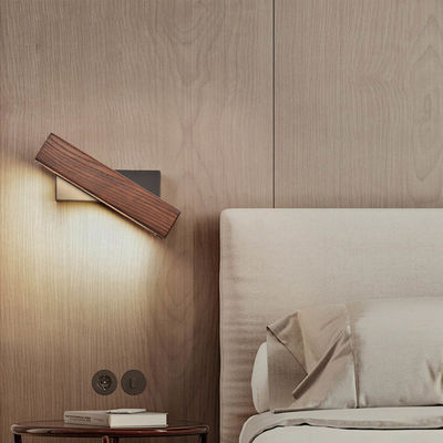 Nordic Solid Walnut Wood Wall Lamp AC110-240V LED Wall Sconces wood wall lamp (WH-OR-64)