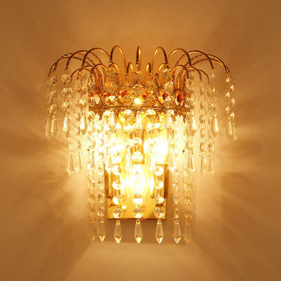 Crystal Wall Lamp Bedroom Led Wall Light Living Room Bathroom  crystal light fixture（WH-OR-156）