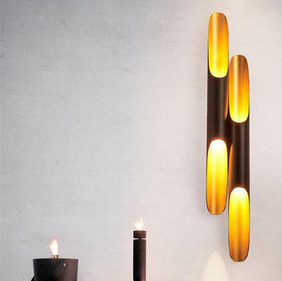 Creative Bamboo Shaped Personality Bar Wall Lamp Cafe Dinning Room Bedroom Coltrane Wall Sconce (WH-OR-201)