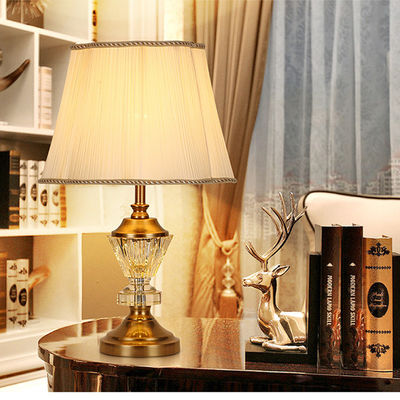 Crystal table lamp wedding hotel bedroom bedside light modern bedside modern crystal table lamp(WH-MTB-30)