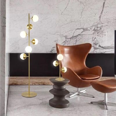 Nordic style modern glass lighting floor standing floor lamp living room bedroom study room lighting(WH-MFL-63)