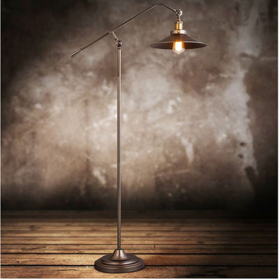 Adjustable Long Arm Tall Standing Luxury Home Decorative black floor lamp（WH-VTL-06）