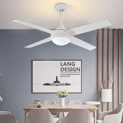 Remote Control Ceiling Fan Light Nordic Modern Dinning Room Bedroom Living Room Restaurant Solid Wood LED Fan Lamp(WH-CL