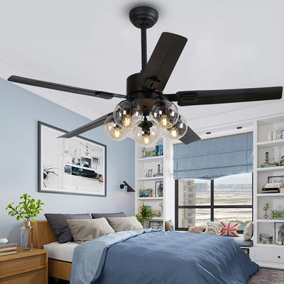 Ceiling Fan with Light 42 inch Remote Control 220V 110V fan lamp for home bedroom led ceiling fan light(WH-CLL-09)