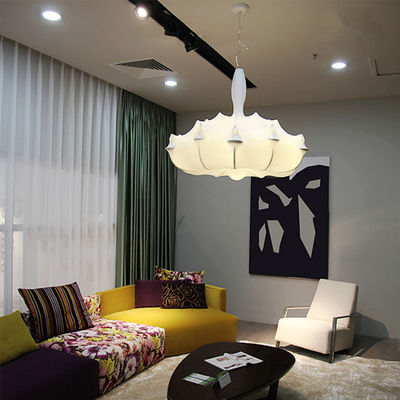 Postmodern Silk Hanglamp For Living Room Bedroom Dining Room Home Decor Zeppelin Chandelier(WH-MI-93)