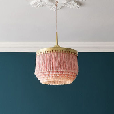 Post Modern Pink Pendant Lights Living Room Princess Room Art Restaurant light ​Home Fringe Pendant Lamp(WH-AP-129)