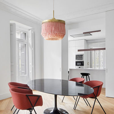 Post Modern Pink Pendant Lights Living Room Princess Room Art Restaurant light ​Home Fringe Pendant Lamp(WH-AP-129)