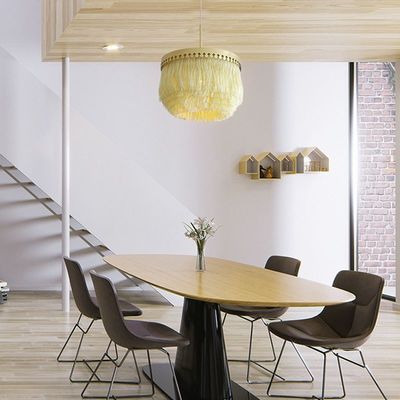 Post Modern Pink Pendant Lights Living Room Princess Room Art Restaurant light ​Home Fringe Pendant Lamp(WH-AP-129)