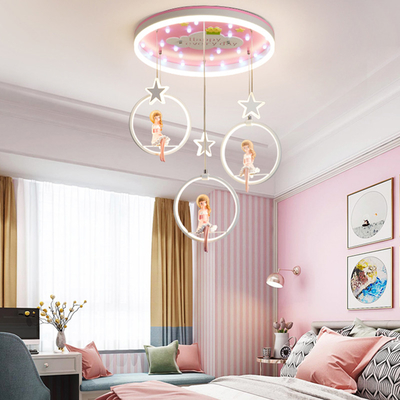 Nordic girl bedroom decor led lights for room indoor girl room chandelier lighting(WH-MA-138)