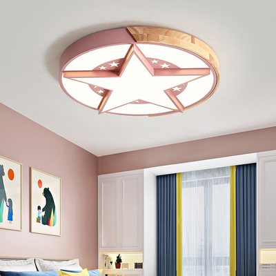 Modern flush mount ceiling light Boy room Kids room Stars Chandelier(WH-MA-173)