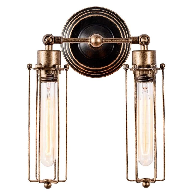 Corridor Staircase Restaurant Loft Bedroom Bedside Lamp Retro Industrial Iron Wall Light(WH-VR-144)