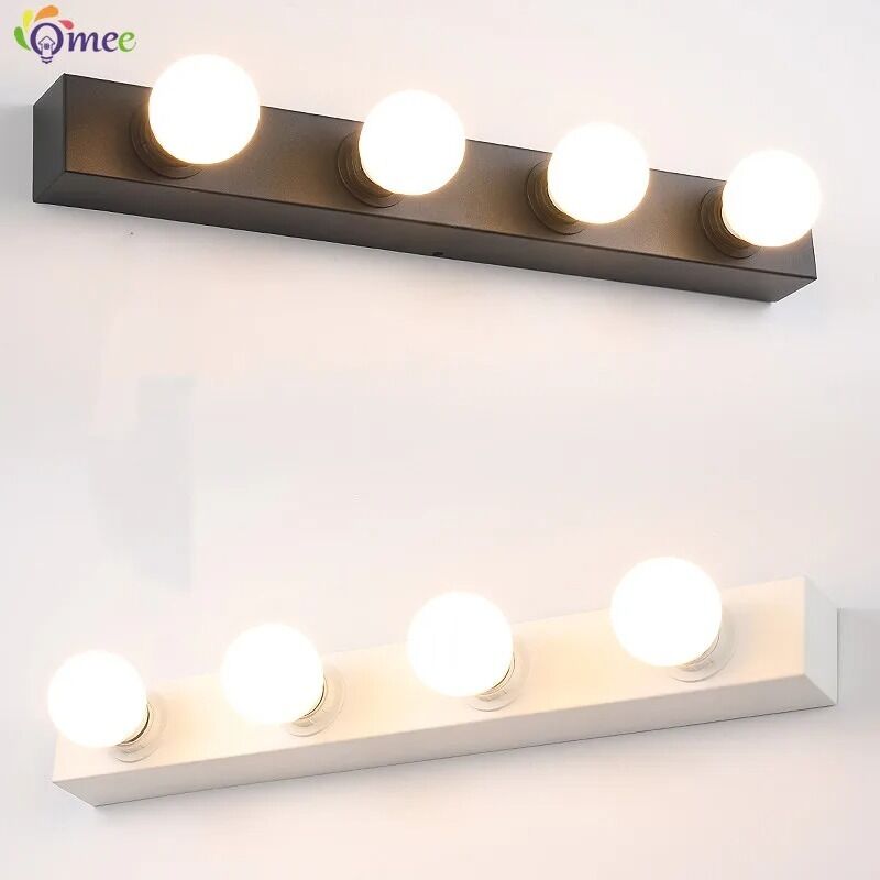 Bathroom Decor Mirror Light Dimming Cabinet Makeup Lights ball Around Mirror Wall Lamps (WH-MR-77)