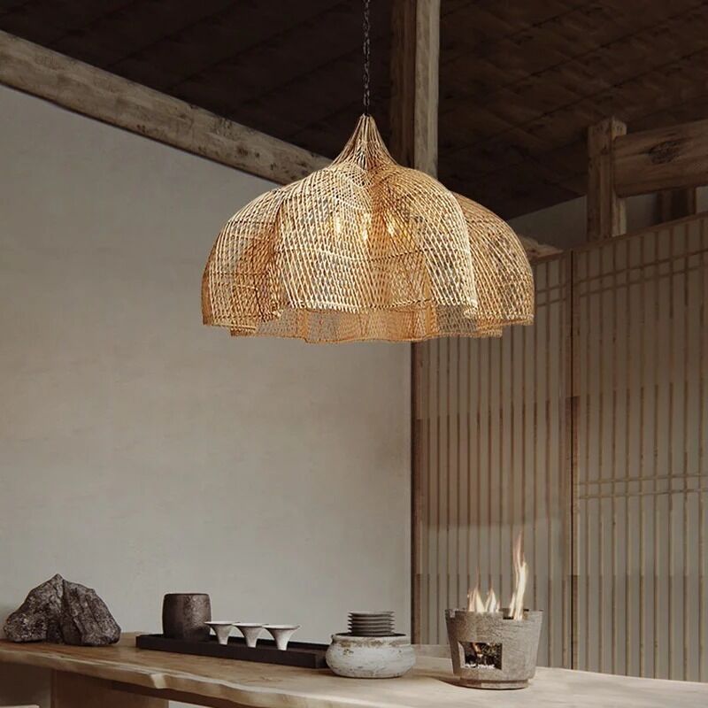 Hotel Pendant lamp Bedroom Living Room Japanese Style Handmade Pendant Lights(WH-WP-94)