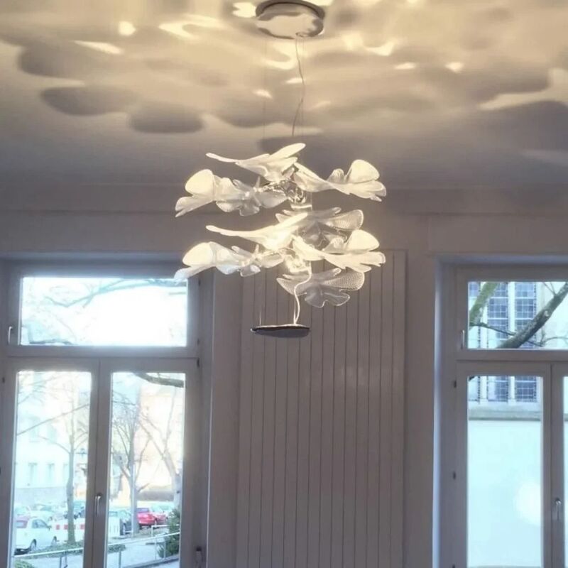 Petal-shaped White Shadow Chandelier Chlorophilia 2 Suspension（WH-AP-636）