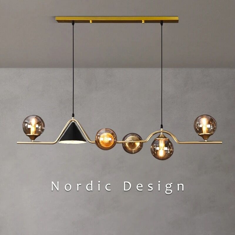 Nordic Glass Pendant Light for Dining Room Table Living Room Glasses Pendant Lamp（WH-AP-689）
