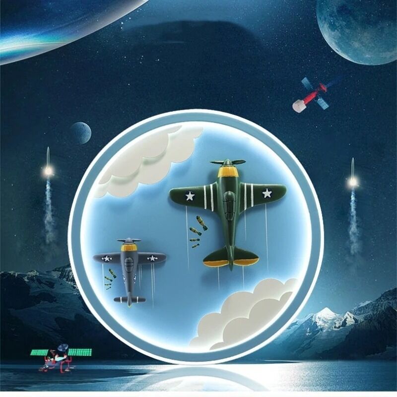 Home Decoration Lighting Modern Lighting Lustre Indoor LED Children Room airplane ceiling light(WH-MA-298)