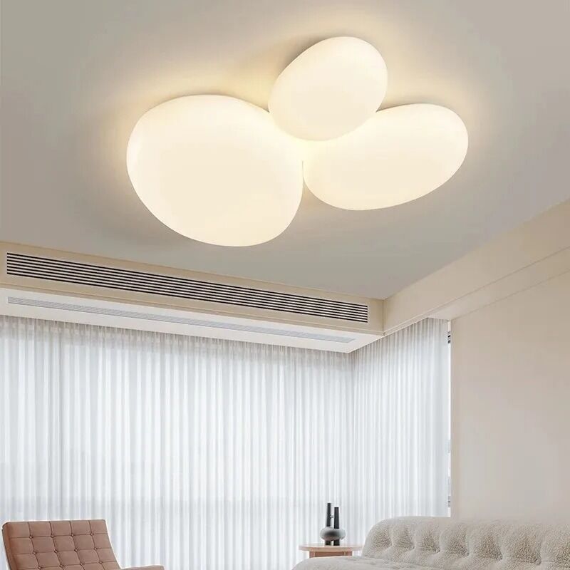 Bedroom Lamp Creative Cute girl Room Decoration kids ceiling light led white Cobblestone lamp(WH-MA-306)