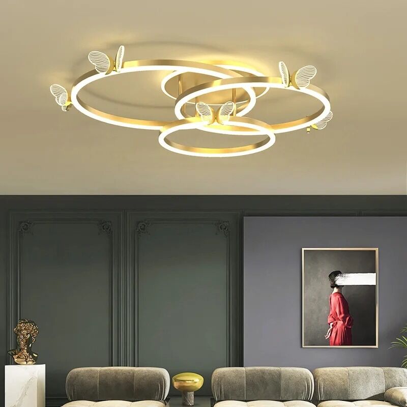 Living Room Ceiling Lamp fashion Atmosphere Modern Simple Luxury Butterfly Ceiling Lights(WH-MA-308)