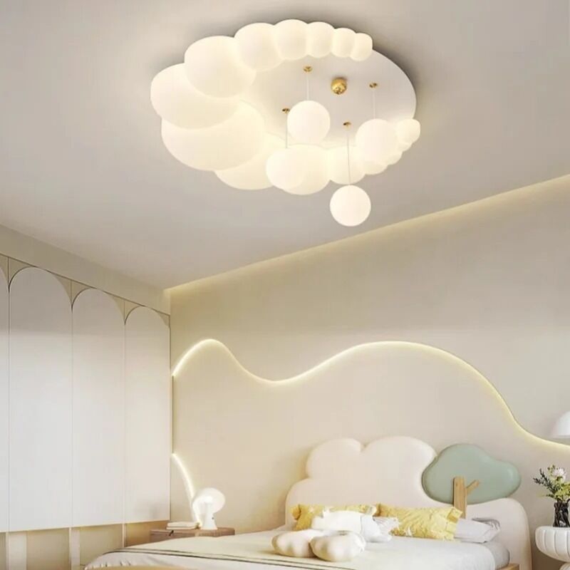 Baby Room Ceiling Lamps Bedroom Warm Romantic Children's Room LED White Cloud Ceiling Lights(WH-MA-311)