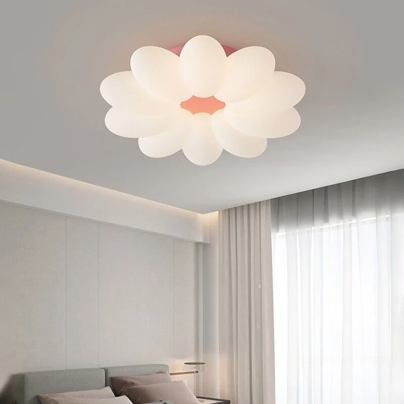 Bedroom Ceiling lamp Children's room Living room Minimalist Pink flower ceiling lights(WH-MA-330)