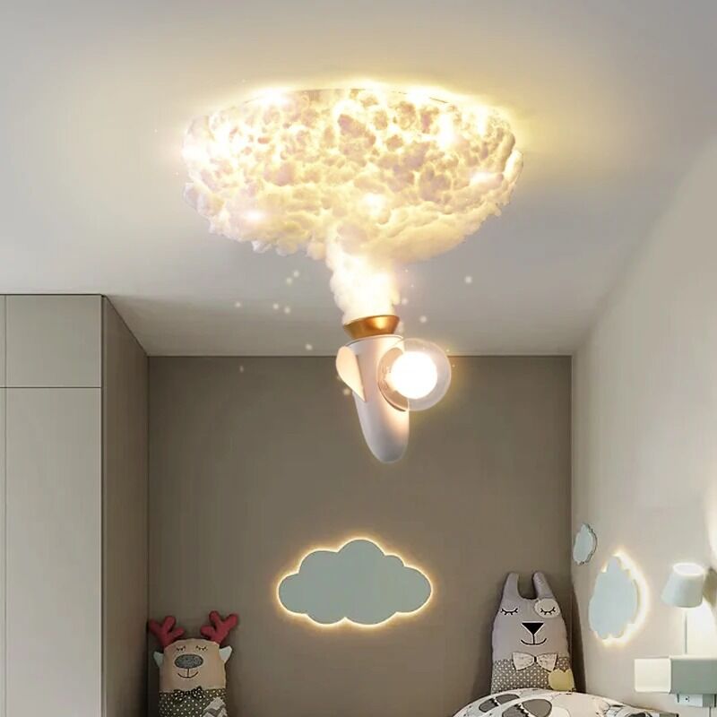 children room lighting Bedroom Study Kids Nursery Creative Rocket astronaut ceiling light(WH-MA-337)