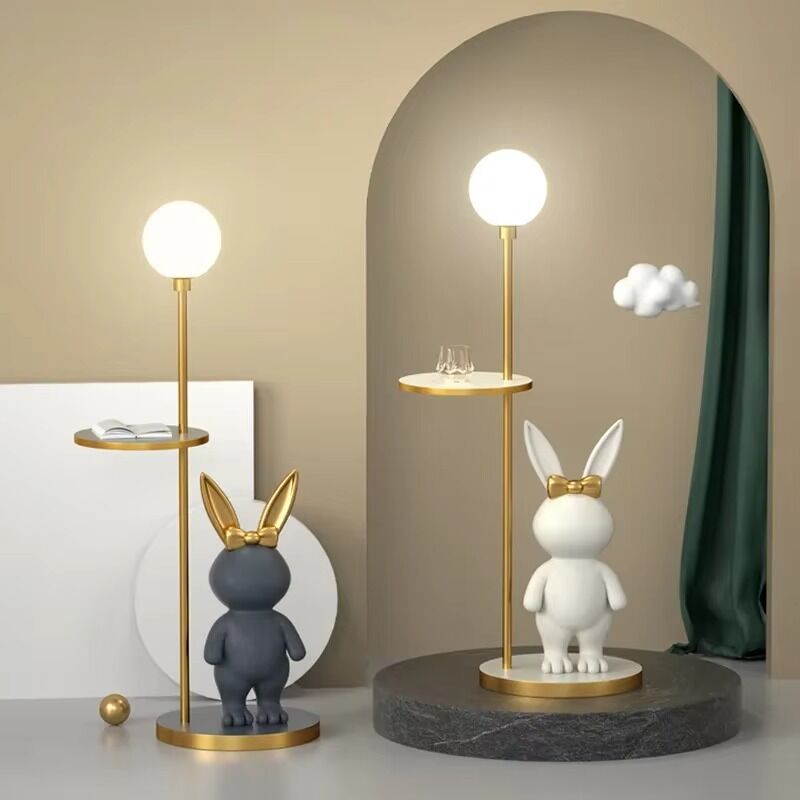Atmosphere Bedside Light Decorate Girl Children Room Modern Creative Rabbit Floor Lamp(WH-MFL-203)