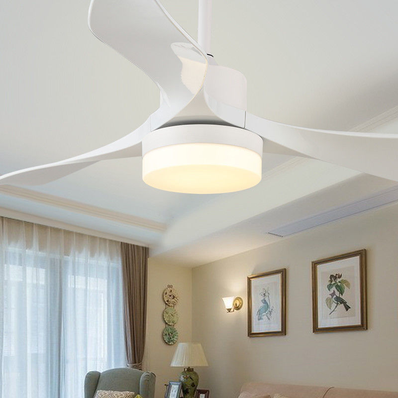 220V Ceiling Fan Light LED Energy  Remote Control Ceiling Light Fan Indoor  Living Room White Ceiling Fan(WH-CLL-21)