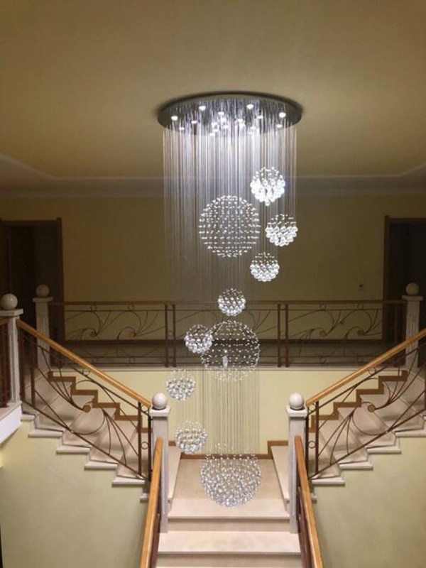 Modern Lustre Crystal Ball Design Chandelier Large Crystal Ball Chandelier(WH-NC-20)