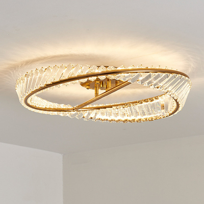 Lâmpada de teto de luxo nórdica Sala de estar criativa Sala de jantar Cristal Lâmpada de teto ((WH-CA-101)