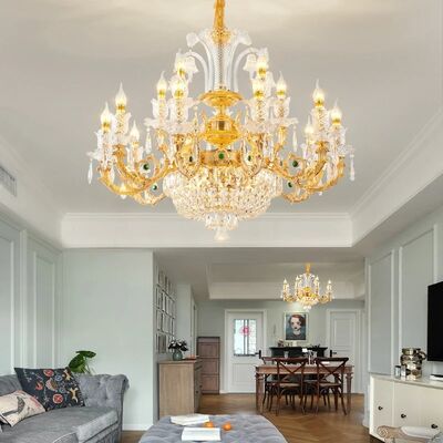 Lâmpada de estilo europeu para sala de estar luxo luxo de alta qualidade luz de cristal (WH-CY-254)