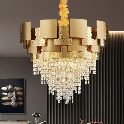 Decoração de sala de estar pós-moderna Lâmpadas de jantar Lâmpadas de cristal de luxo (WH-CY-268)