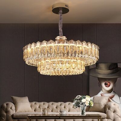 Lâmpadas de quarto de luz LED teto moderno luxo lâmpada de cristal Vila sala de estar luz pendente (WH-CY-270)